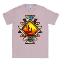 Lilac cowhide leopard sunset aztec Classic Tee - JahusDesignShop