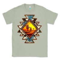 Matcha cowhide leopard sunset aztec Classic Tee - JahusDesignShop