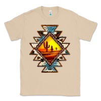 Mushroom cowhide leopard sunset aztec Classic Tee - JahusDesignShop