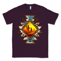 Plum cowhide leopard sunset aztec Classic Tee - JahusDesignShop