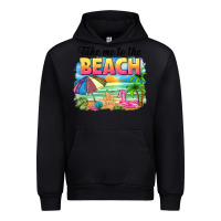 Black take me to the beach Urban Hoodie - NancyCooperArtShop
