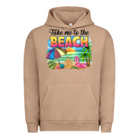 Pigment Burro take me to the beach Urban Hoodie - NancyCooperArtShop