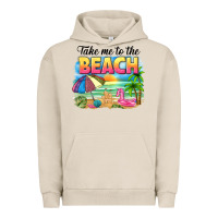 Pigment French Oak take me to the beach Urban Hoodie - NancyCooperArtShop