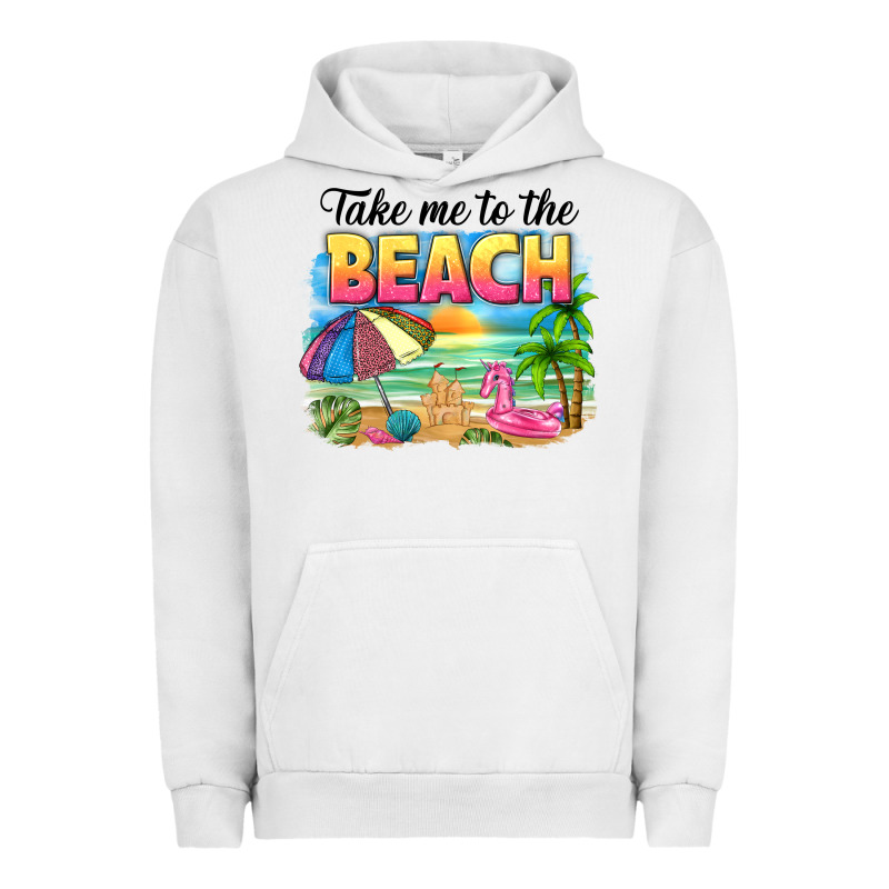 Take Me To The Beach Urban Hoodie by NancyCooperArtShop | Teevron