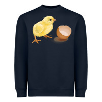 Navy chick with egg Heavyweight Sweatshirt - RanaPortraitStore