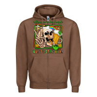 Chestnut when you're dead inside but it's st patricks Zipper Hoodie - Jasminsmagicworld