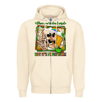 Sandshell when you're dead inside but it's st patricks Zipper Hoodie - Jasminsmagicworld