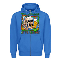True Royal when you're dead inside but it's st patricks Zipper Hoodie - Jasminsmagicworld