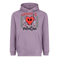 Lavender mama's valentine Heavyweight Hoodie - MaliasSmallBusiness