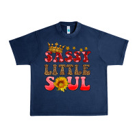Navy sassy little soul Urban Heavy Tee - HRA Design Shop