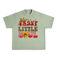 Oil Green sassy little soul Urban Heavy Tee - HRA Design Shop