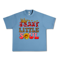Pebble Blue sassy little soul Urban Heavy Tee - HRA Design Shop