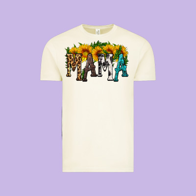 Mama With Sunflower Vintage Tee Designed By Hra Design Shop