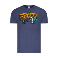 Vintage Denim mama with sunflower Vintage Tee - HRA Design Shop