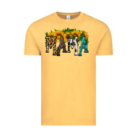 Vintage Mustard mama with sunflower Vintage Tee - HRA Design Shop