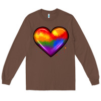 Chestnut pride heart Long Sleeve Tee - JahusDesignShop