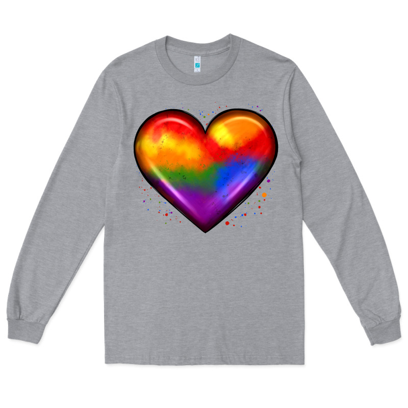Pride Heart Long Sleeve Tee by JahusDesignShop | Teevron