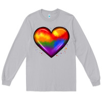 Moon Dust pride heart Long Sleeve Tee - JahusDesignShop