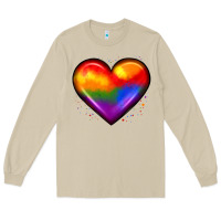 Mushroom pride heart Long Sleeve Tee - JahusDesignShop