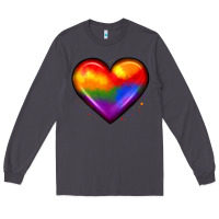 Smoke pride heart Long Sleeve Tee - JahusDesignShop