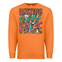 Carrot resting nurse face Premium Sweatshirt - NancyCooperArtShop