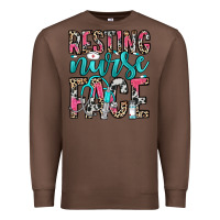Chestnut resting nurse face Premium Sweatshirt - NancyCooperArtShop
