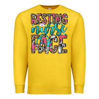 Lemon resting nurse face Premium Sweatshirt - NancyCooperArtShop