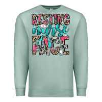 Seafoam resting nurse face Premium Sweatshirt - NancyCooperArtShop