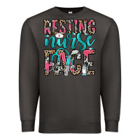 Smoke resting nurse face Premium Sweatshirt - NancyCooperArtShop
