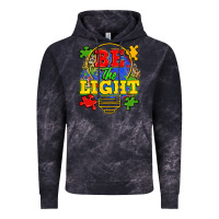 Cloud Black be the light Vintage Hoodie - Zillion Design Studio