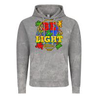 Cloud Rock be the light Vintage Hoodie - Zillion Design Studio