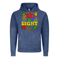 Vintage Denim be the light Vintage Hoodie - Zillion Design Studio
