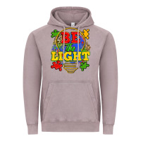 Vintage Zinc be the light Vintage Hoodie - Zillion Design Studio