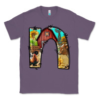 Lavender farm life alphabet lowercase letters n Classic Tee - BundleAndBundleShop