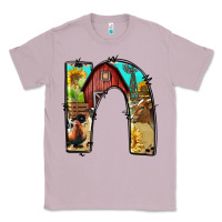 Lilac farm life alphabet lowercase letters n Classic Tee - BundleAndBundleShop