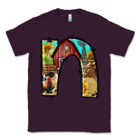 Plum farm life alphabet lowercase letters n Classic Tee - BundleAndBundleShop