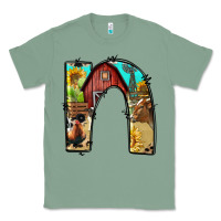 Sage farm life alphabet lowercase letters n Classic Tee - BundleAndBundleShop