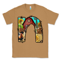 Toasted Coconut farm life alphabet lowercase letters n Classic Tee - BundleAndBundleShop