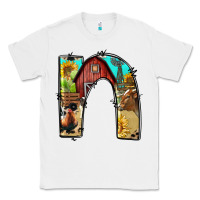 White farm life alphabet lowercase letters n Classic Tee - BundleAndBundleShop