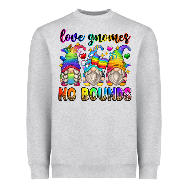 Love Gnomes No Bounds Heavyweight Sweatshirt by Zillion Design Studio | Teevron