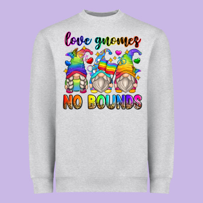 Love Gnomes No Bounds Heavyweight Sweatshirt Designed By Zillion Design Studio