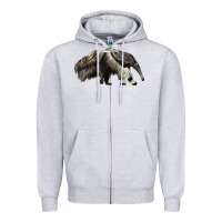 Heather Grey anteaters Zipper Hoodie - LillyAllenDesigns
