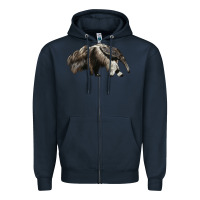 Navy anteaters Zipper Hoodie - LillyAllenDesigns