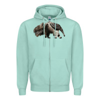 Seafoam anteaters Zipper Hoodie - LillyAllenDesigns