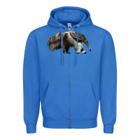 True Royal anteaters Zipper Hoodie - LillyAllenDesigns