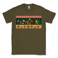 Army Green christmas with cross license plate Classic Tee - BundleAndBundleShop