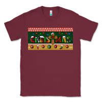 Burgundy christmas with cross license plate Classic Tee - BundleAndBundleShop