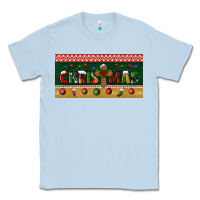 Dusty Blue christmas with cross license plate Classic Tee - BundleAndBundleShop
