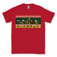Red christmas with cross license plate Classic Tee - BundleAndBundleShop