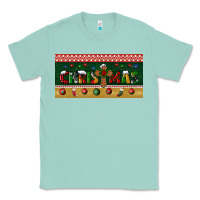 Seafoam christmas with cross license plate Classic Tee - BundleAndBundleShop